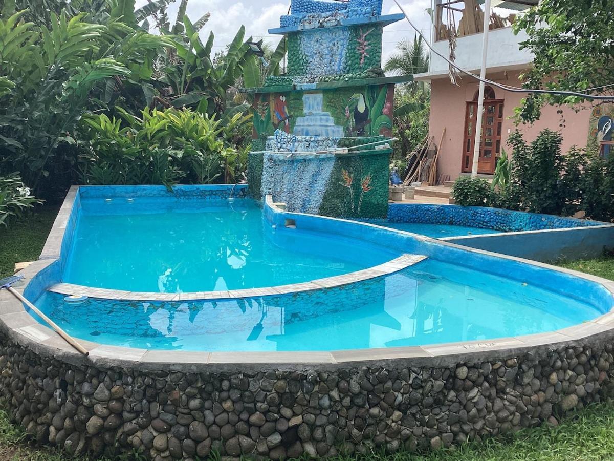 Exotic Flower Cabin2 Pool Agua Bendita Extérieur photo